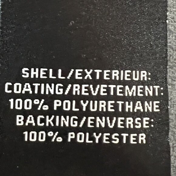 7 For All Mankind Women's Brown Top Size Small Faux Leather Puff Long Sleeve NWT - Picture 13 of 13